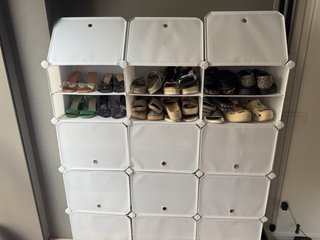 Mueble Zapatero Plástico 12 Compartimentos