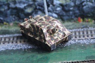 Tanque alemán escala 1/72 camuflaje