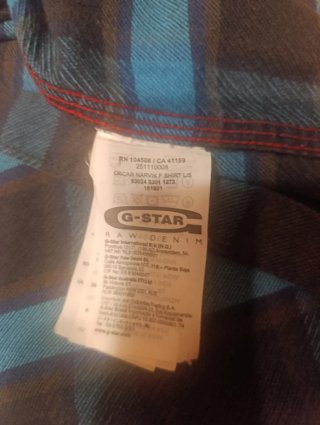 Camisa G-Star RAW a cuadros