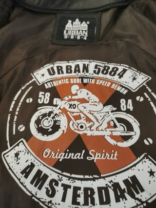 Giacca da moto Urban 5884 – Vera Pelle Vintage -L