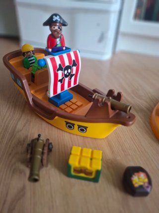 Barco Pirata Playmobil 1.2.3