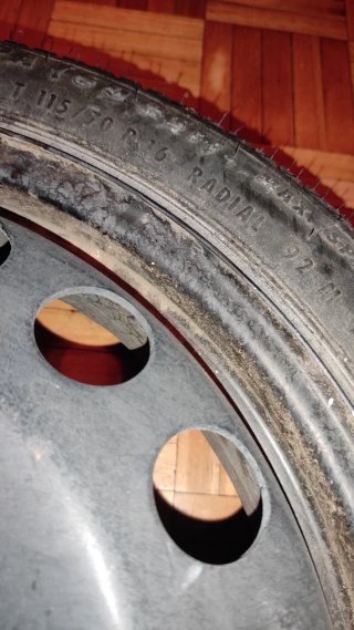 Rueda galleta/pinchazos 5x110; 65,1mm. 115/70 R16