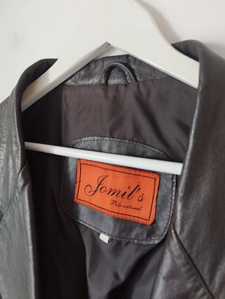 Blazer Vintage Couro Castanho Oversize | Americana