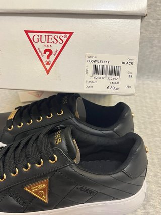 Scarpe Guess Nere Oro Tg 35