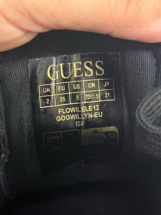 Scarpe Guess Nere Oro Tg 35