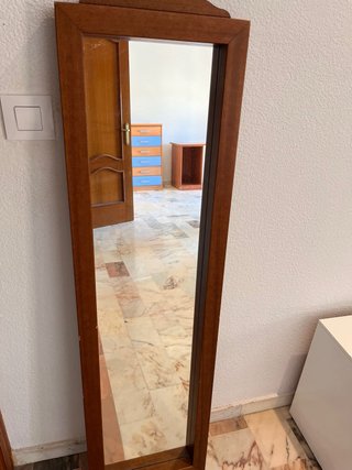 Espejo de pie madera