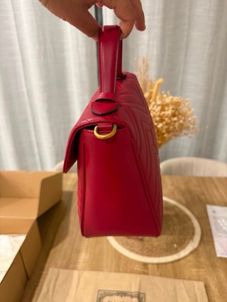 Bolso Gucci Rojo y Dorado