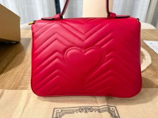Bolso Gucci Rojo y Dorado