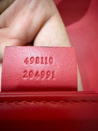 Bolso Gucci Rojo y Dorado
