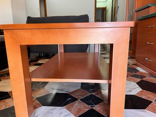 Mesa de centro madera y cristal