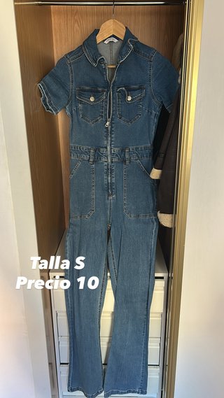 Mono vaquero campana manga corta Talla S
