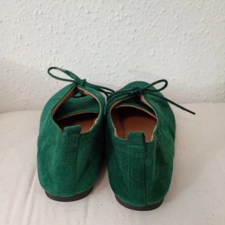 Scarpe con lacci verdi da donna taglia 40