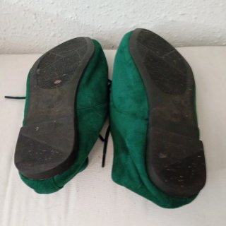 Scarpe con lacci verdi da donna taglia 40