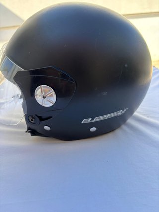 Casco Moto LS2 Jet Negro Mate Visera