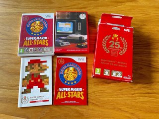 Wii Super Mario All-Stars 25th Anniversary + Mando