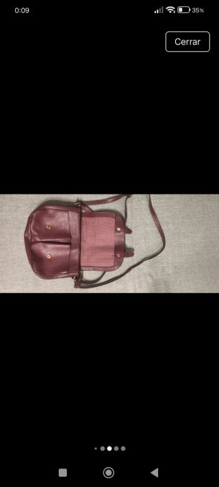 Bolso MSK color burdeos