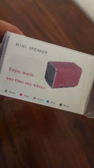 Mini altavoz Bluetooth Saticom gris