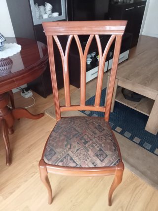 Mesa comedor y 4 sillas madera