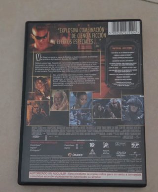 DVD Las Crónicas de Riddick