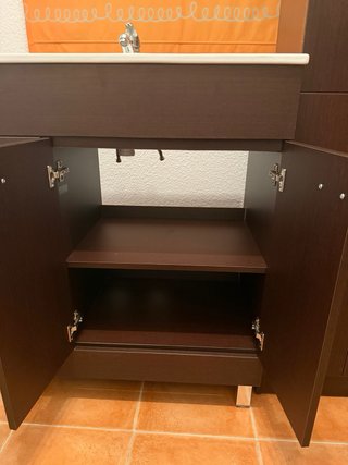Conjunto mueble baño con grifería