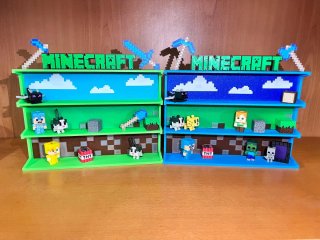 Expositor Minecraft 3 estantes