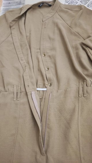 Tuta intera Zara beige taglia XL