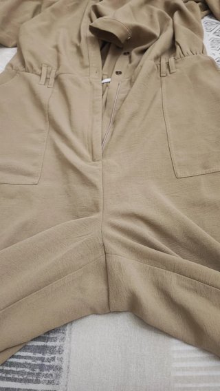 Tuta intera Zara beige taglia XL
