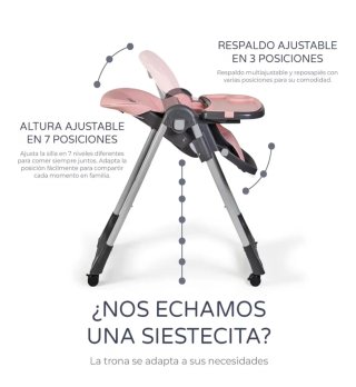 Trona KIDIZ 3 en 1 Rosa