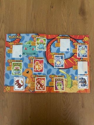 Pokémon Álbum Stickers Merlin 1999