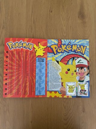 Pokémon Álbum Stickers Merlin 1999