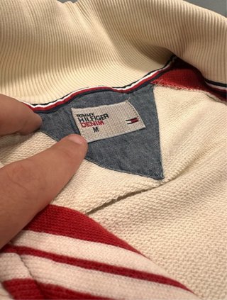 Felpa Vintage Tommy Hilfiger Denim Full-Zip