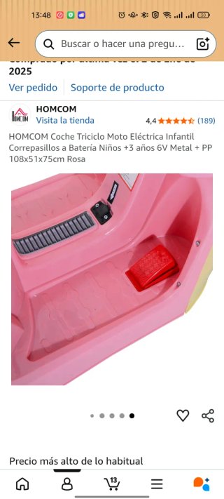 Moto Eléctrica Infantil Scooter Rosa