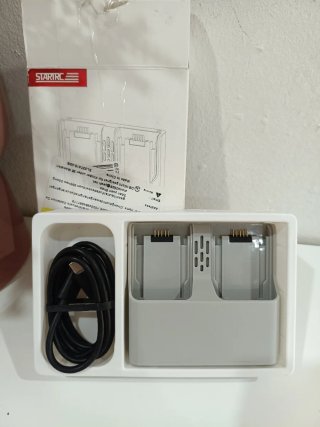 Dron Cargador Doble Batería STARTRC + Cable