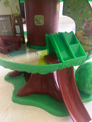 Casa del árbol Valla con accesorios