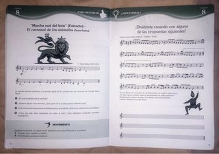 Libro Música y Acción 3B