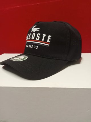 Gorra Lacoste Negra Talla única
