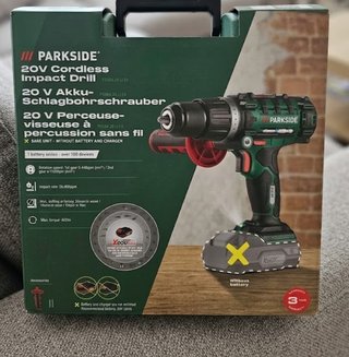 Taladro Percutor Parkside 20V (Sin Batería)