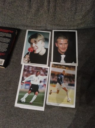 DAVID BECKHAM LIBRO BOOK INGLES CON LAMINAS