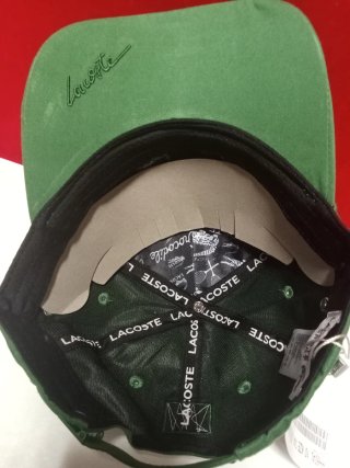 Gorra Lacoste Verde Talla única adulto