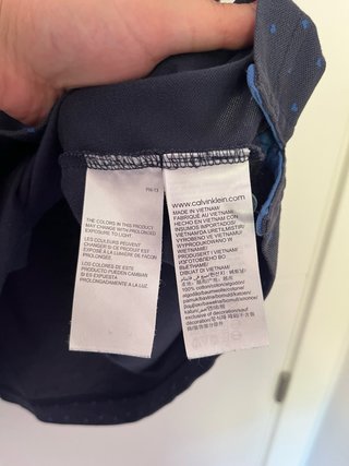 Polo Calvin Klein Azul Talla XL
