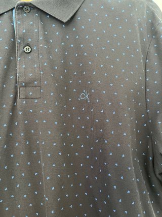 Polo Calvin Klein Azul Talla XL