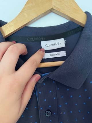 Polo Calvin Klein Azul Talla XL