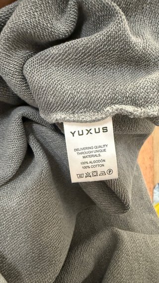 Sudadera YUXUS Gris Talla S
