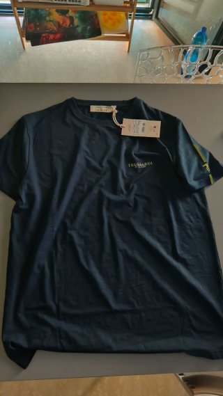 T-shirt Trussardi Uomo Blu Nuova Retail 65€
