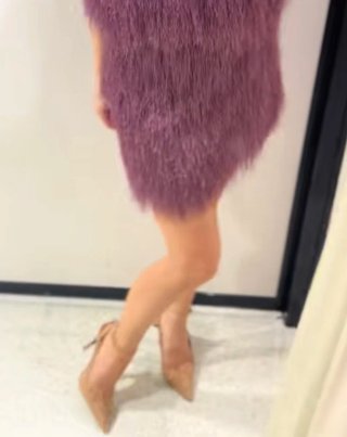 Falda Zara flecos