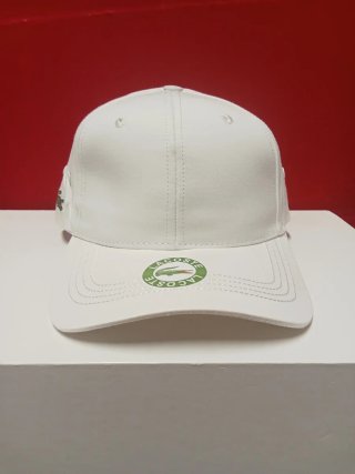 Gorra Lacoste Blanca Talla única adulto