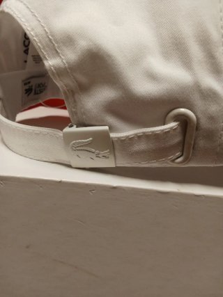 Gorra Lacoste Blanca Talla única adulto