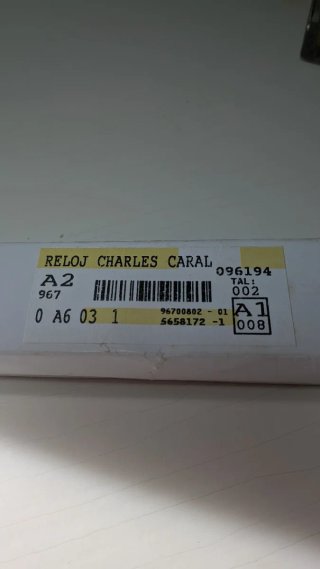Reloj Charles Caral Dorado