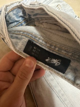 Pantalón vaquero baggy azul