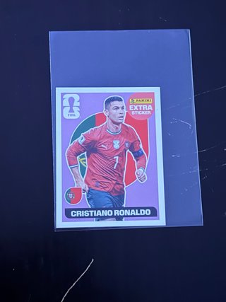 Cromo Cristiano Ronaldo Panini Extra